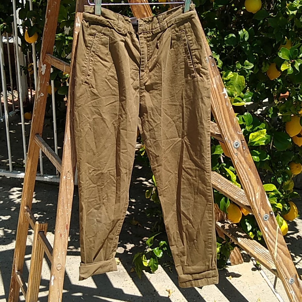 Logg/H&M Soft Cotton Army Color Pants /Size 6